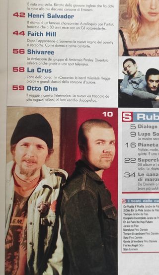 Jarabe de Palo Jovanotti Revista Italia Pau Donés