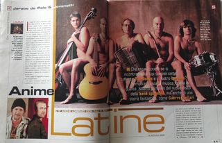 Jarabe de Palo Jovanotti Revista Italia Pau Donés