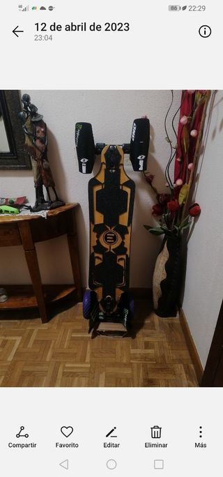 skate eléctrico evolve único 