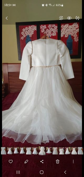 Vestido de comunión talla 120