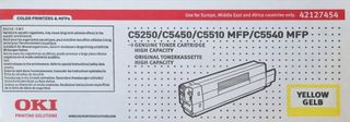 Toner OKI Original Yellow  P/N 42127456