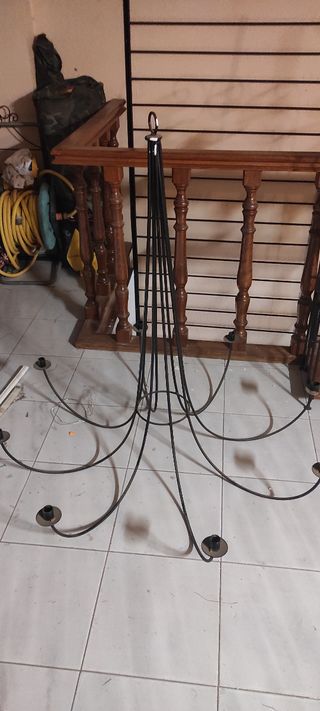 lamparas de techo de forja