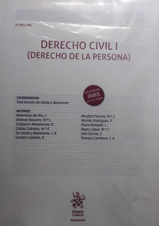 Libro derecho civil I