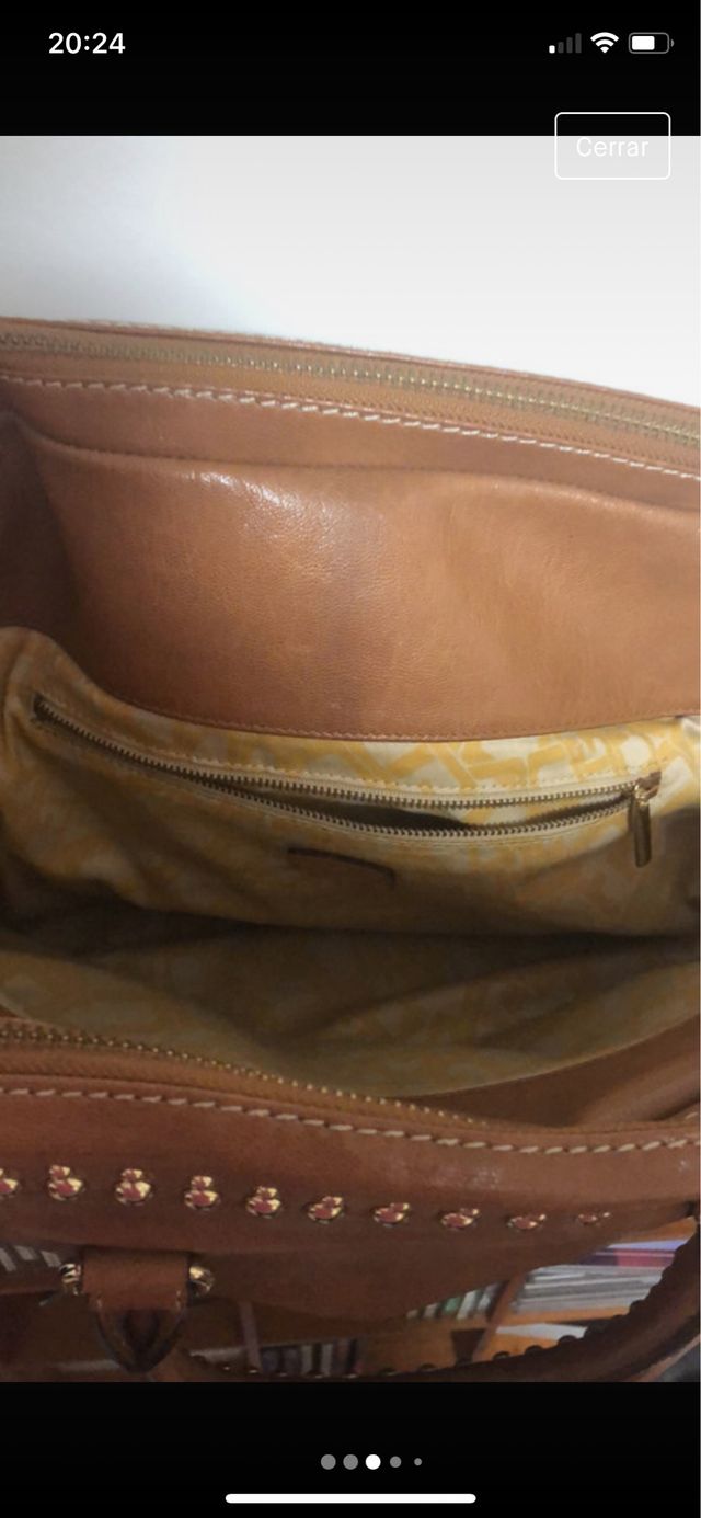 Bolso camel Gloria Ortiz