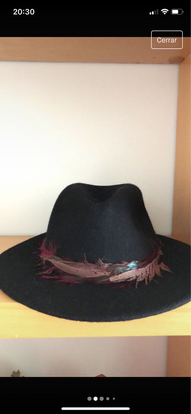 Sombrero negro Bimba y Lola