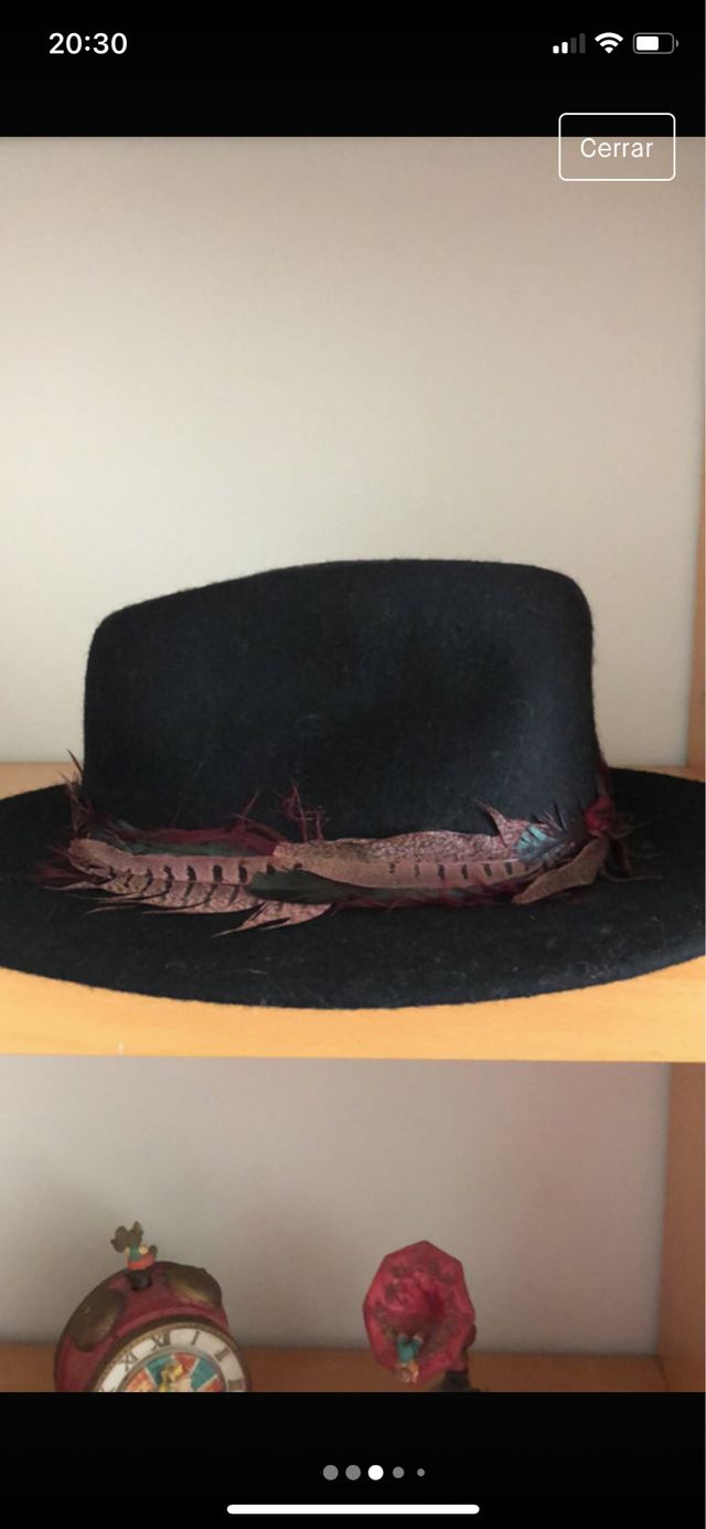 Sombrero negro Bimba y Lola