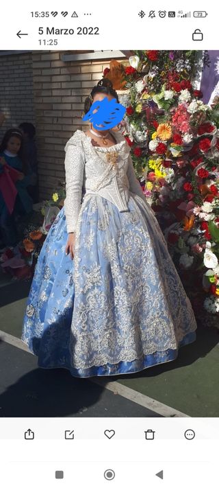 Traje fallera niña desde 8 años a 15