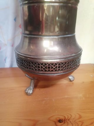 paraguero latón, precioso.