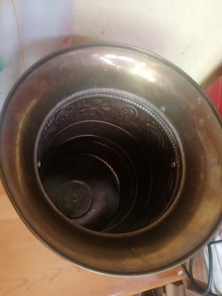 paraguero latón, precioso.