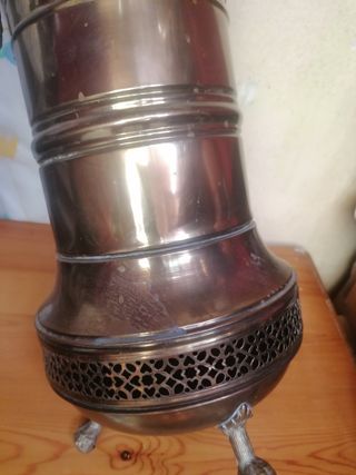 paraguero latón, precioso.