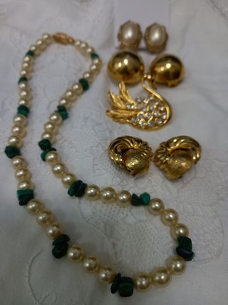 Lote Bisutería Vintage Años 80