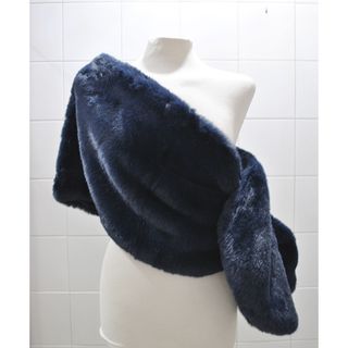 ESTOLA AZUL MARINO PELO SINTETICO