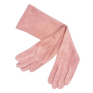 GUANTES ROSAS LARGOS DE FIESTA. ANTELINA