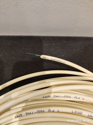 Cable fibra óptica 