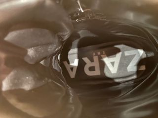 Botas negras con cordones de Zara