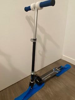 Patinete nieve stiga trineo