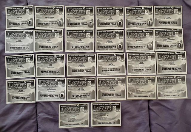 Lote Completo Liga Este 2010-11