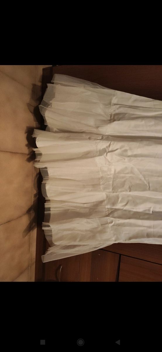 Sottogonna in raso e tulle