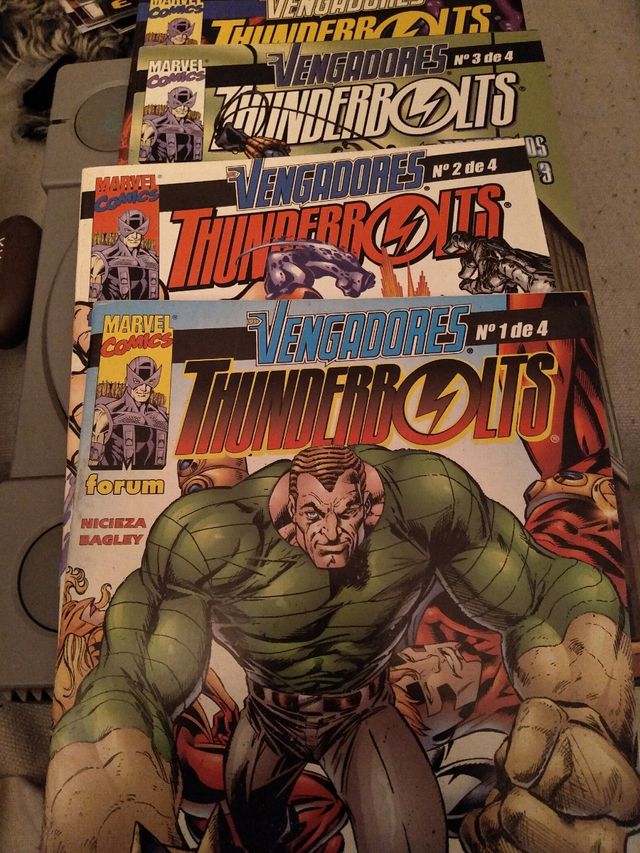 LOTE THUNDERBOLTS VOL1 COMPLETO/MAXIMUN SECURITY
