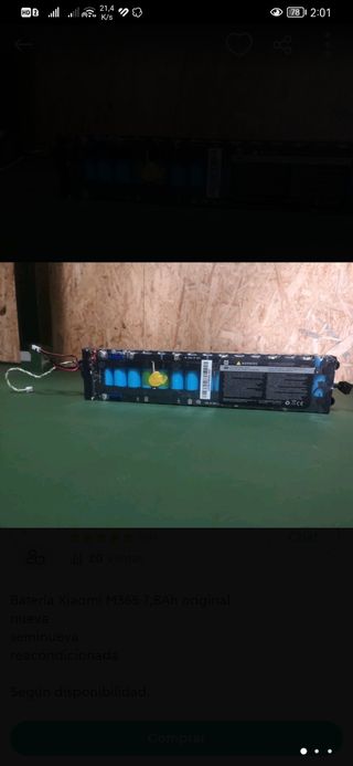 batería original xiaomi m365