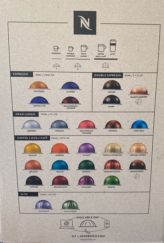 Cafetera Nespresso Vertuo Next Dēlonghi NUEVA