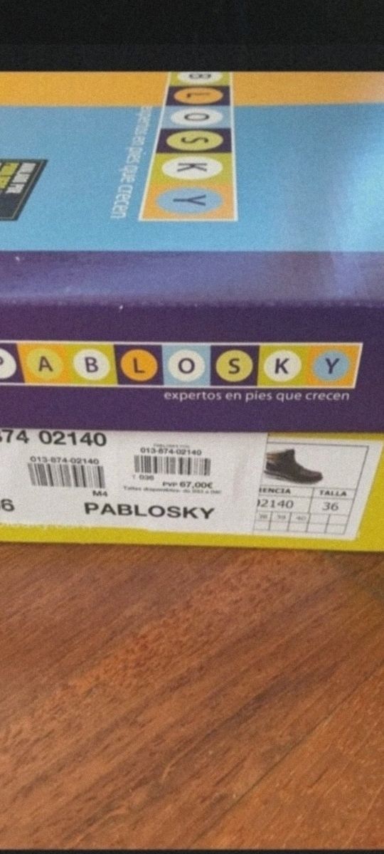 Botas de piel Pablosky, 36