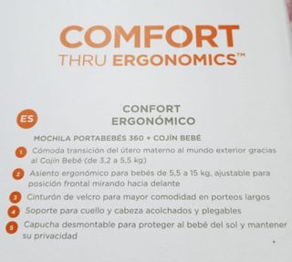 Mochila portabebés Ergobaby 360 (4 posiciones)