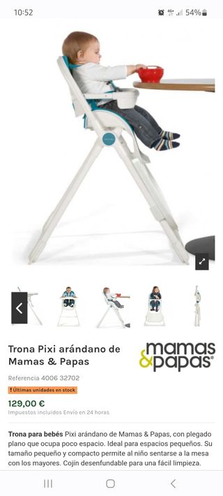 Trona Pixie Mamás & Papás