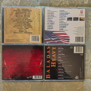 LOTE 9 CD RECOPILATORIOS HEAVY HARD ROCK