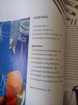 Libro Parramon,Bodegones al oleo