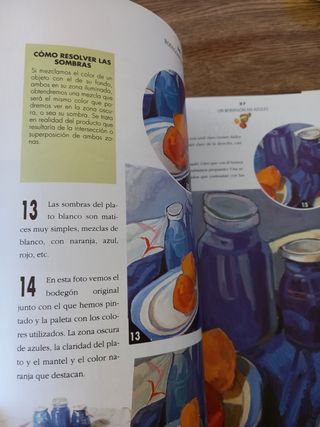 Libro Parramon,Bodegones al oleo