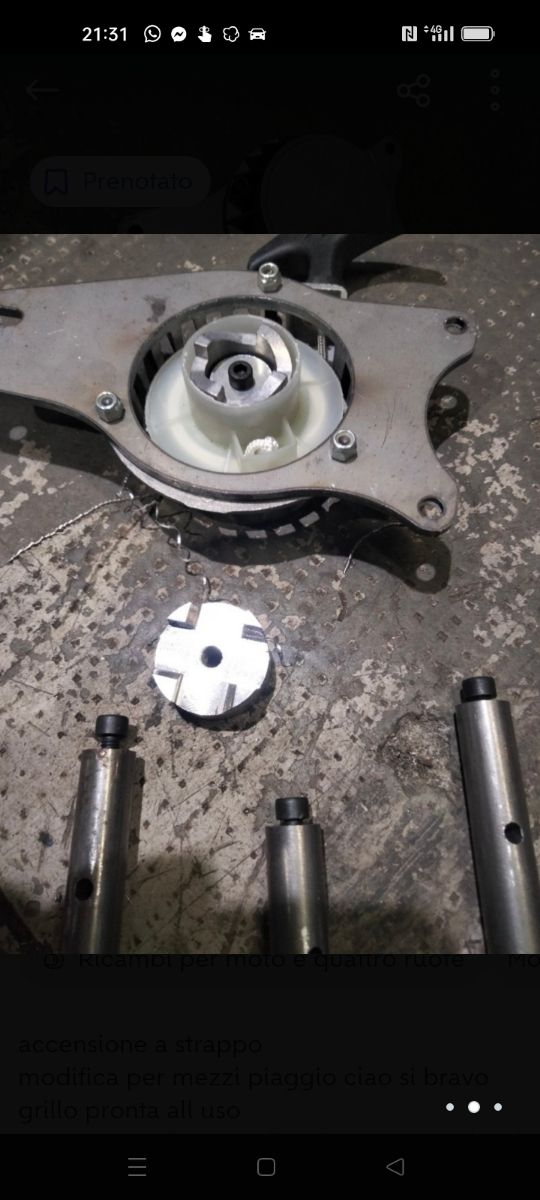 Vespa For Adults Crankshaft Standard RMS Piaggio Ciao SI