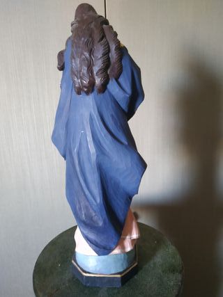 VIRGEN MADERA INMACULADA TALLA