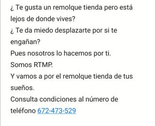 ¡¡¡Transporte de remolques y caravanas!!! 