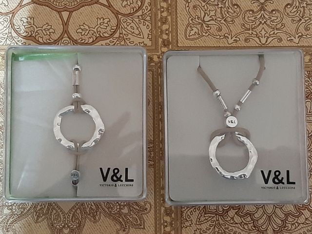 colgante y pulsera Victorio y Lucchino