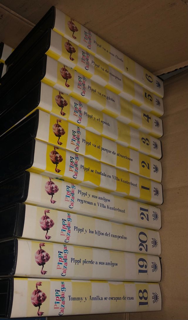 Colección VHS Pipi Calzaslargas