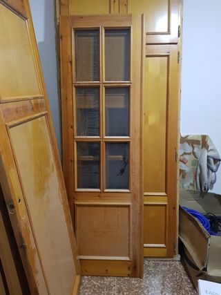 puertas madera maciza