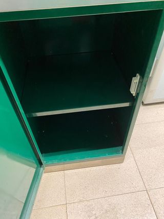 Mueble acero inoxidable balanza frutería