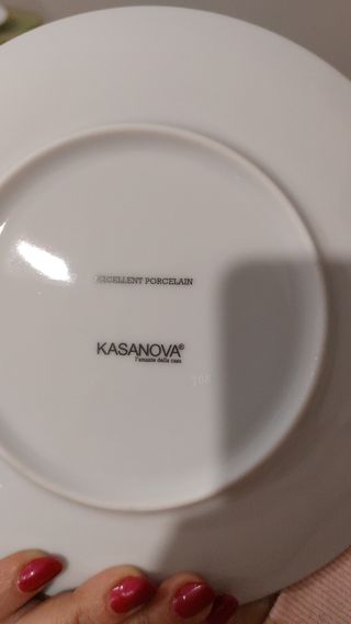 set da 12 di piatti kasanova +accessori