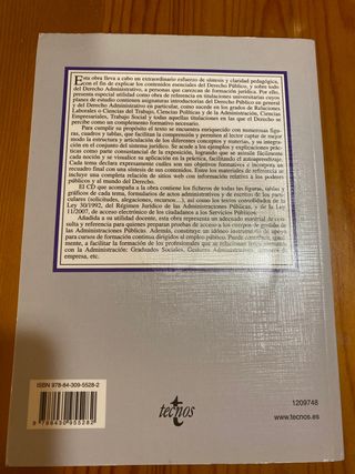 Libro Derecho administrativa para estudios no jur
