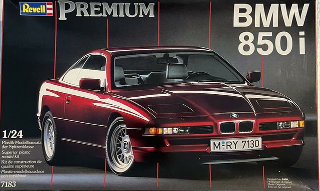 Maqueta Revell Premium 1/24 BMW 850i