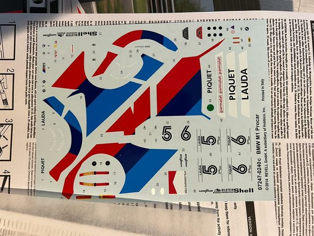 Maqueta 1/24 Revell BMW M1 Procar