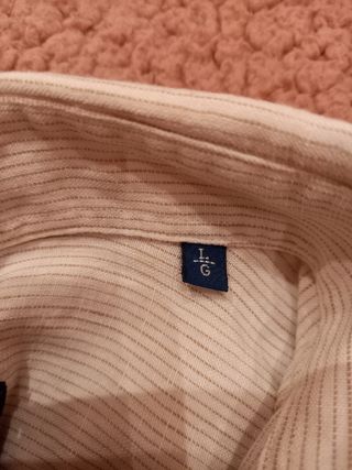 Camisa lino hombre Massimo Dutti.