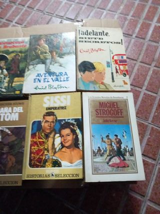 Lote de novelas juveniles años 60 y 70