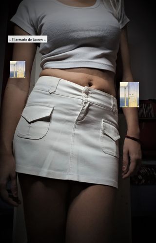 Pack 2 minifaldas talle bajo