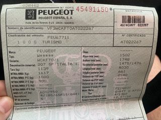 Peugeot 207 5P Italia 1.4 2010