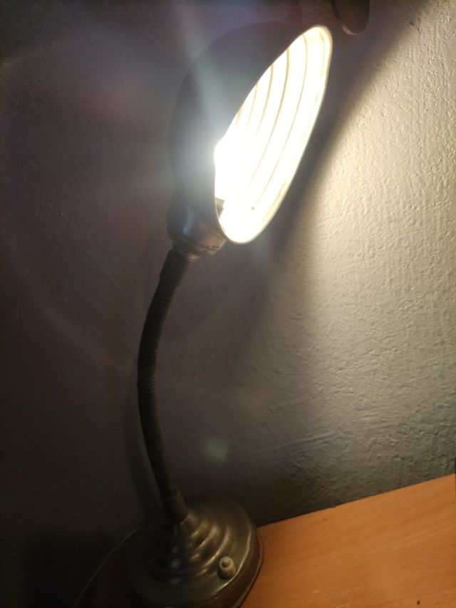 lampara mesita noche antigua