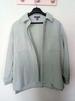 Sobrecamisa verde aqua