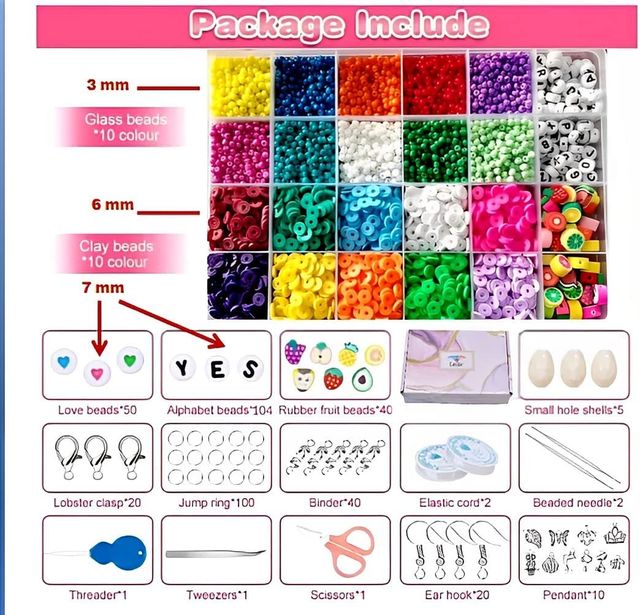 Abalorios para hacer pulseras. NUEVO sin usar.