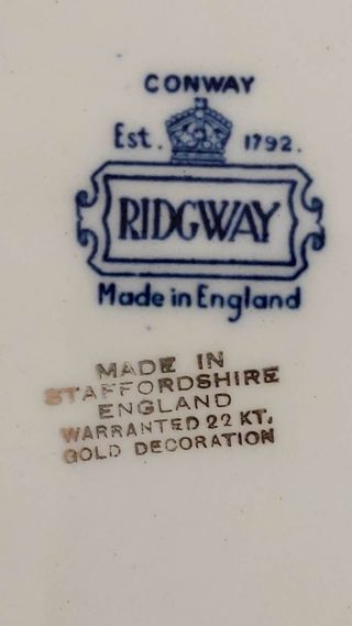 FUENTE INGLESA VINTAGE RIDGWAY.